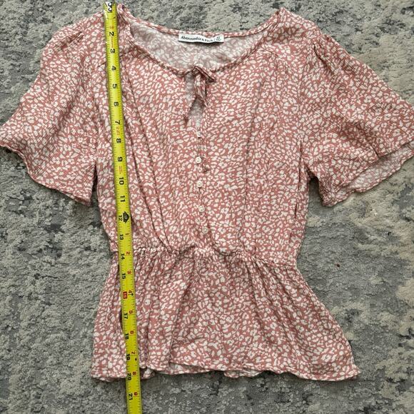 Abercrombie & Fitch Patterned Blouse - Size XS - Picture 3 of 5